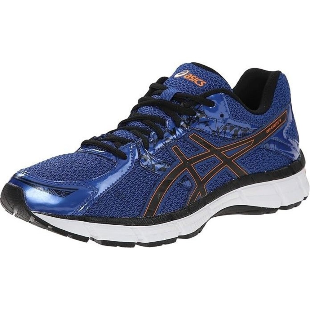 Asics Gel Excite 3 Mens Running Sneaker Blue/Black/Orange Size 13 NEW IN BOX - Picture 3 of 5